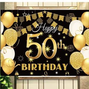 50th Birthday Banner